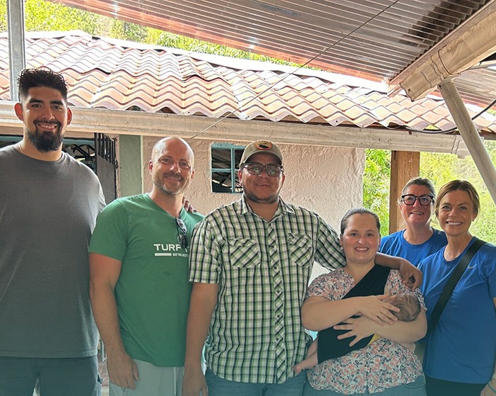 Mission teams serving families