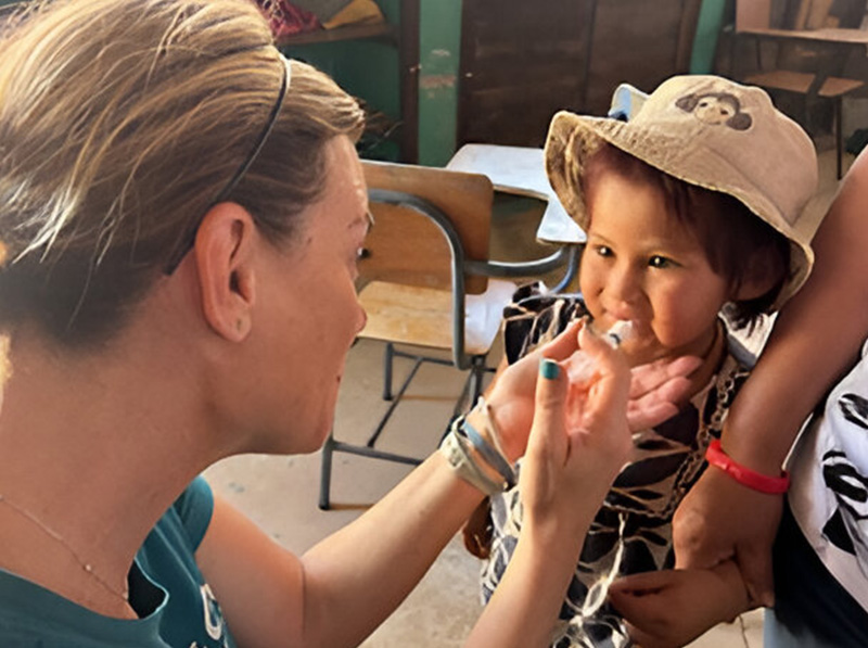Life-saving vitamin distributions